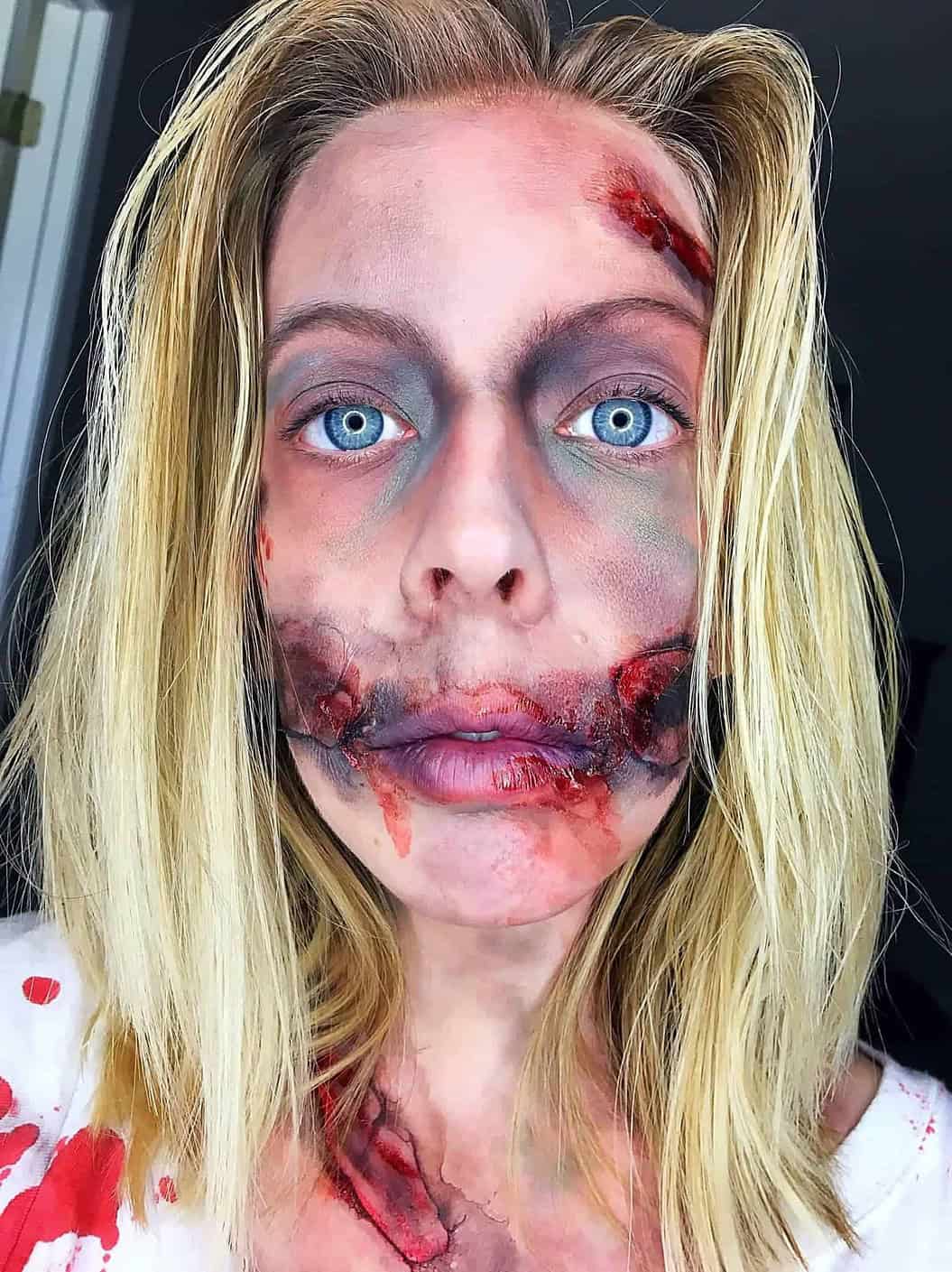 Simple Zombie Makeup Tutorial